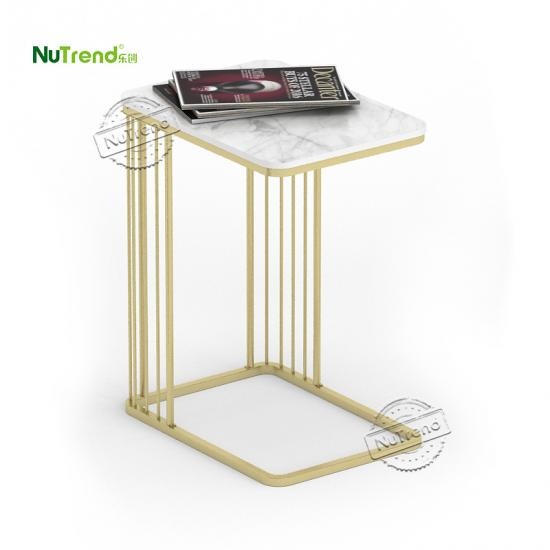 Wholesale Gold  Metal Sofa C end Table Furniture Supplier