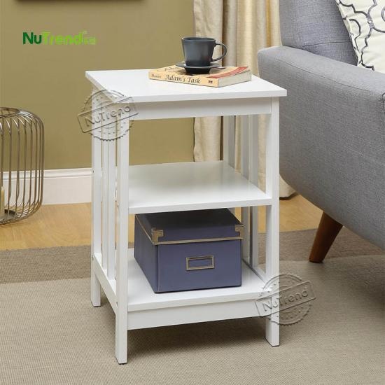 Farmhouse Accent Side Table Furniture factory Supplier