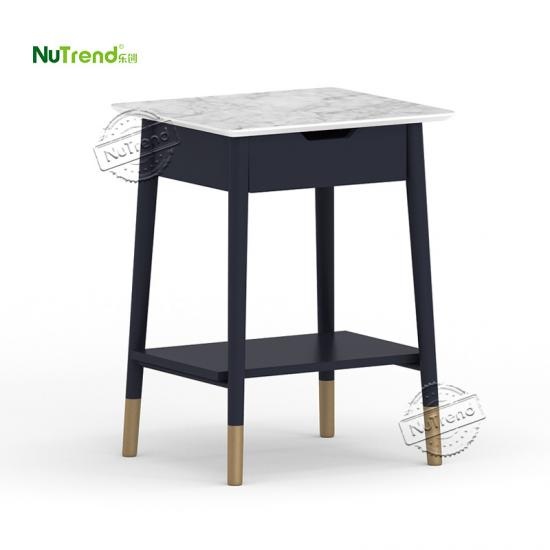 China Side Table With Marble Printing Top Furniture Factory